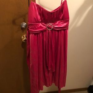Ruby Rox pink crystal prom dress